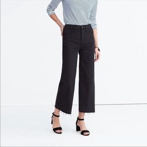 Madewell Wide-Leg Crop Jeans: Drop-Hem Edition